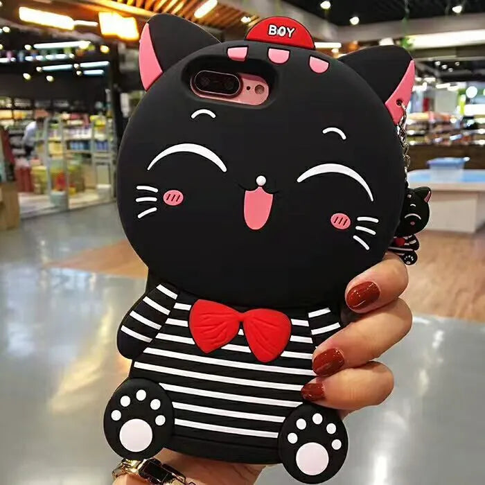 Soft silicone phone case showing edge-proof design on Samsung and iPhone models