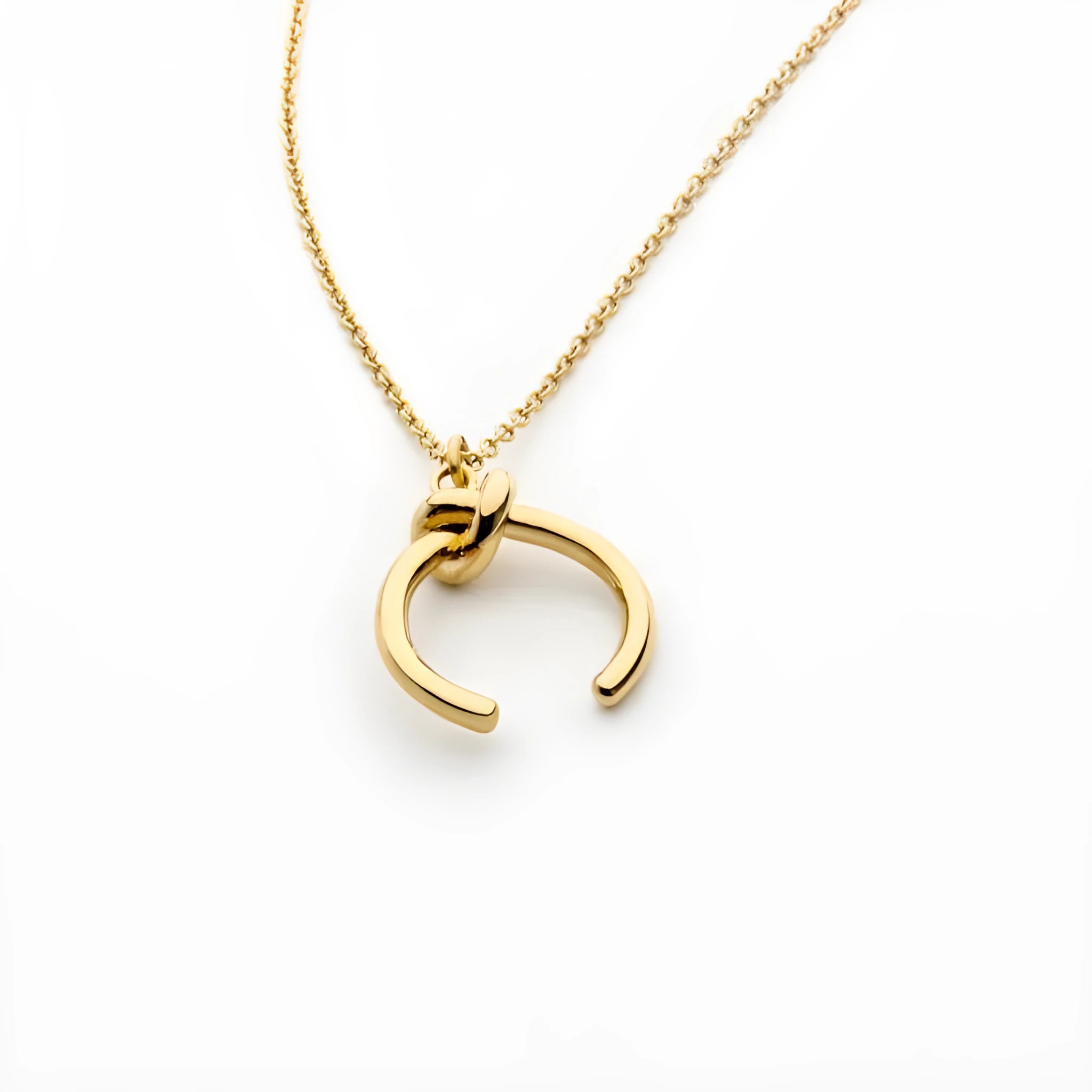 Vintage geometry pendant necklace with adjustable cross chain in gold or silver finish