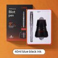 Automatic suction pen set with plastic pen, ink feeder, and choice of 0.5mm or 0.38mm pen heads