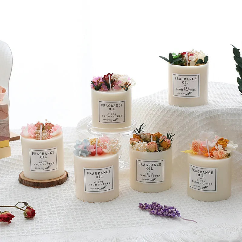 330g aromatherapy candle in choice of nine scents with optional gift packaging