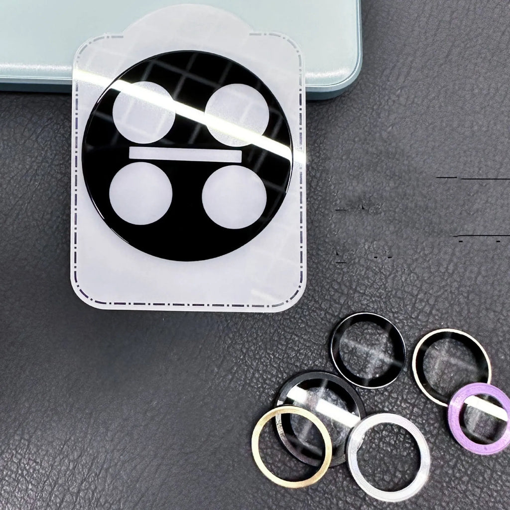 OnePlus tempered glass camera lens protector with AR enhanced black ring for OnePlus 12, Find N3, OnePlus 11