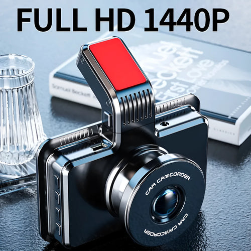 3-inch HD car DVR dash camera with dual lens for front and back recording