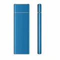 Ultra-thin 6TB portable hard disk with metal shell in multiple colour options
