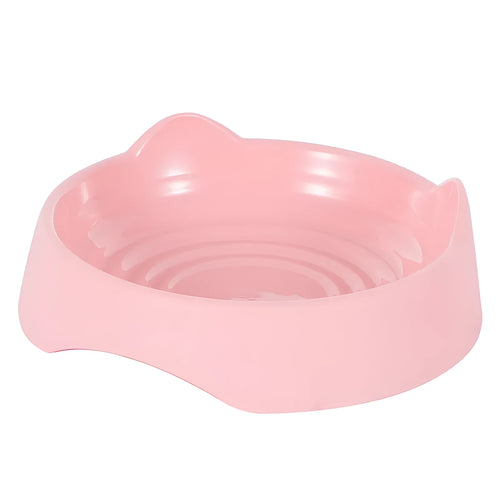 Blue ceramic dog slow feeder puzzle bowl with maze cups for large breed dogs.