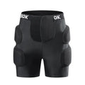 Black hip protection pad for roller skating and skateboarding made from spandex and NBR foam.