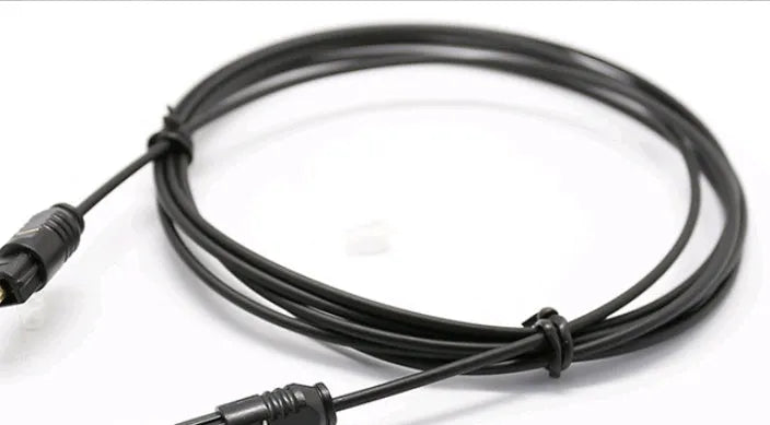 OD2.2 digital audio optical fibre cable with PVC jacket for connecting audio equipment