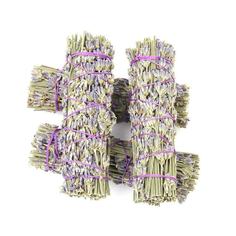 4-inch natural dried lavender flower aromatherapy stick for room fragrance