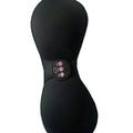 Black electric massage chest sticker set with 3-key English control for vibration massage therapy