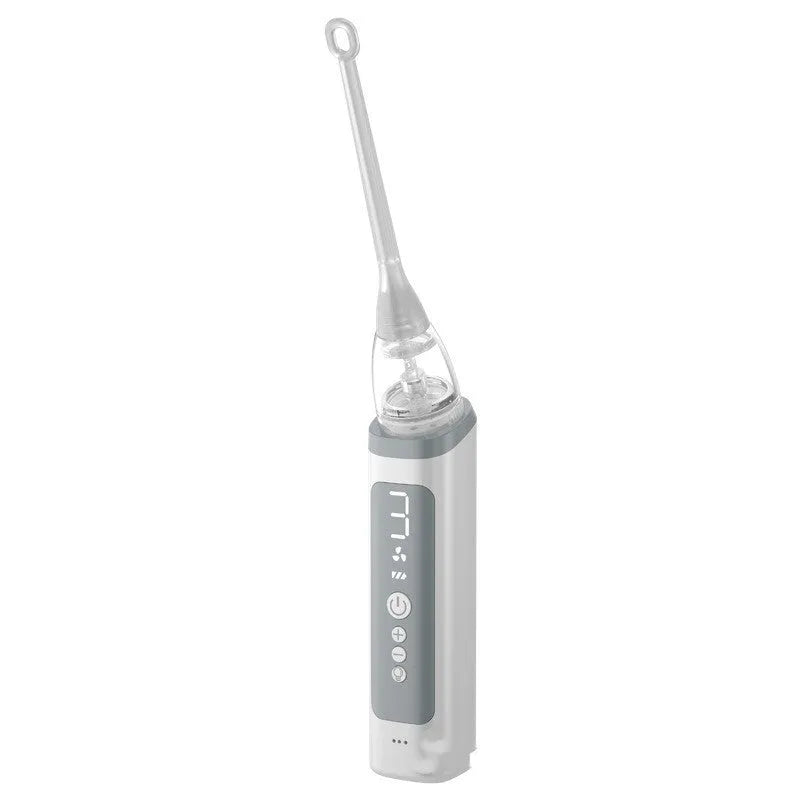 Milky white tonsil stone extractor oral cleaning tool kit for dental stone removal