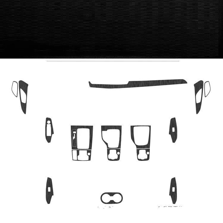 Unksera car interior decorative film sticker kit for centre console and dashboard modification.