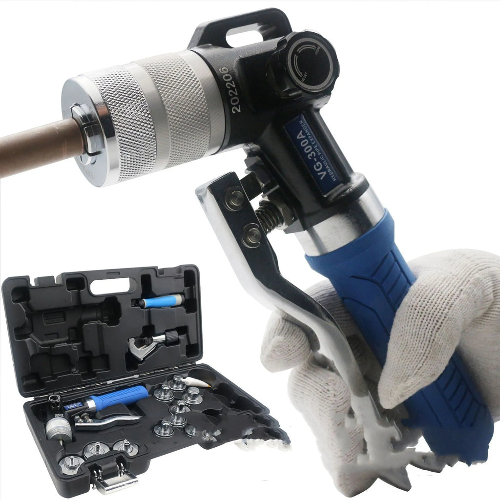 Hydraulic tube expander refrigeration tool with alloy steel construction for HVAC maintenance
