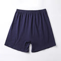 Men's solid colour modal boxer shorts on a white background, showing high waist design.