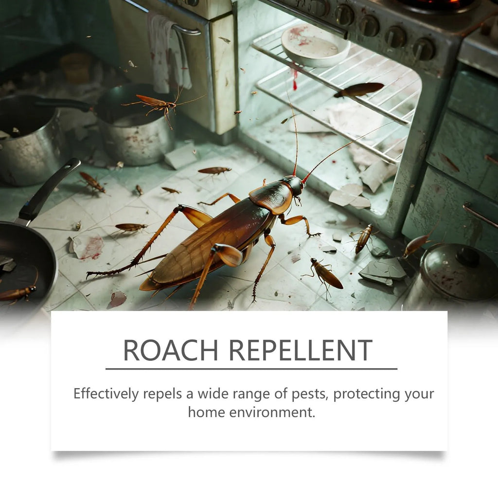 Indoor kitchen cockroach killer bait sticker 8-pack with glue traps for household pest control