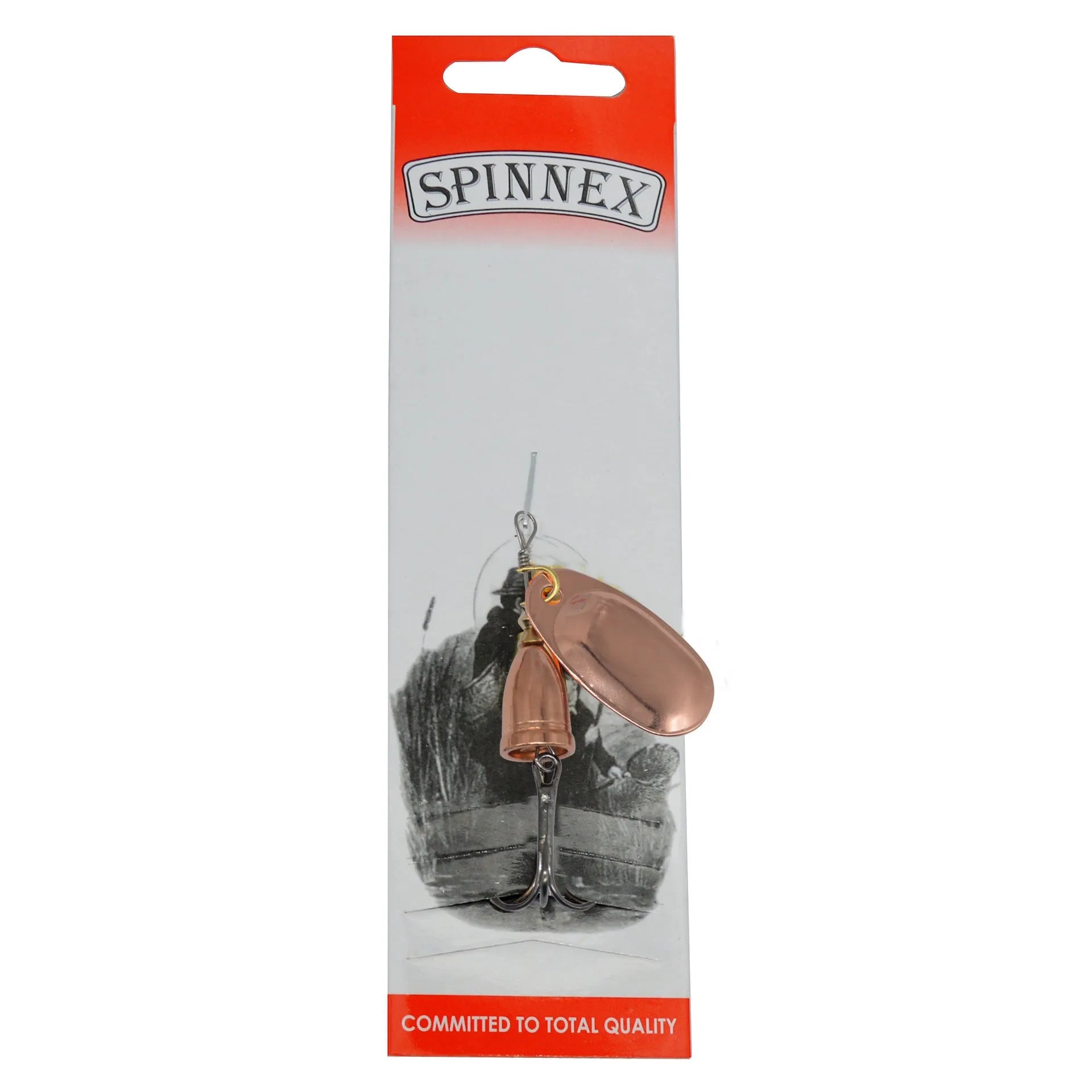 R composite rotating sequins copper bell fishing lure in seven colour variations