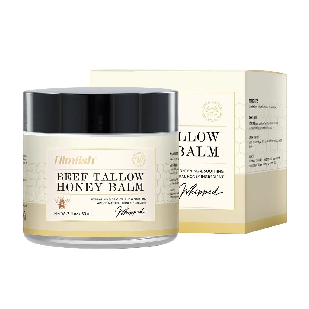 Honey moisturiser body cream in 60ml tube for dry skin treatment and hydration care