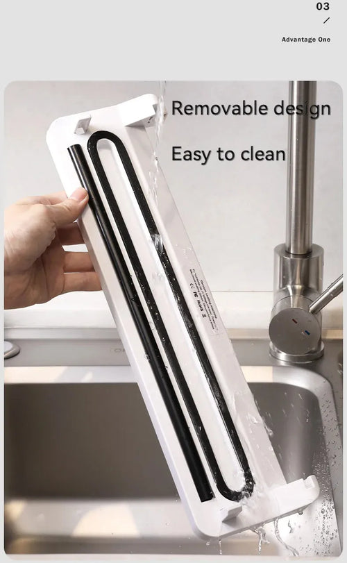 Black automatic vacuum sealer machine for household food preservation and storage bag sealing