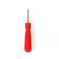 Single-head aluminium alloy valve wrench with 1-inch jaw opening in three colour style options