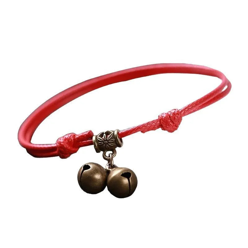 A nylon rope dog collar with brass fittings, shown in black, red, and coffee colours.