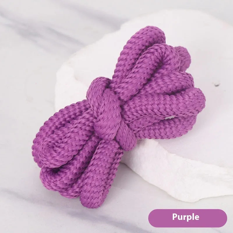 Oval shoelace adapter rope in various colours showing 1.0cm width and length options for sweatshirts and sneakers.