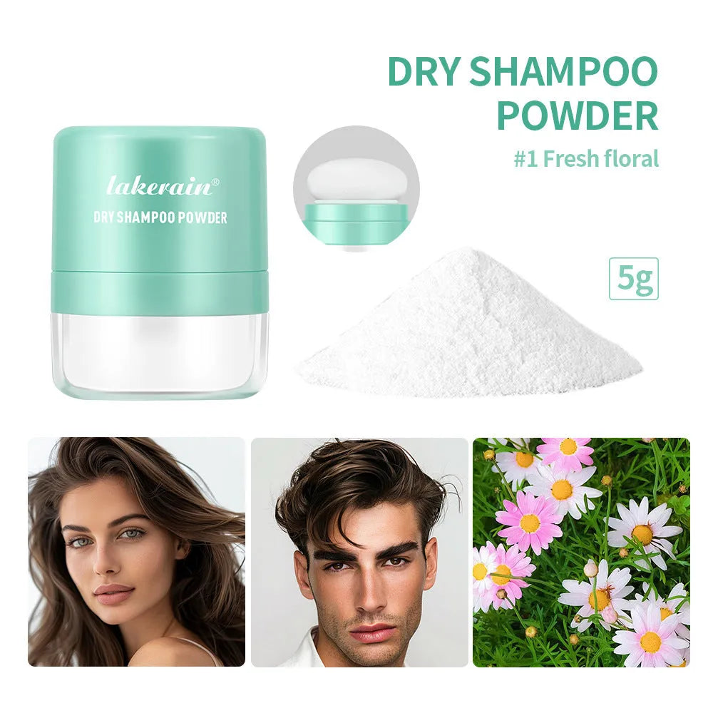 Disposable hair dry cleaning booster powder kit with sponge headband and mirror in 5g size