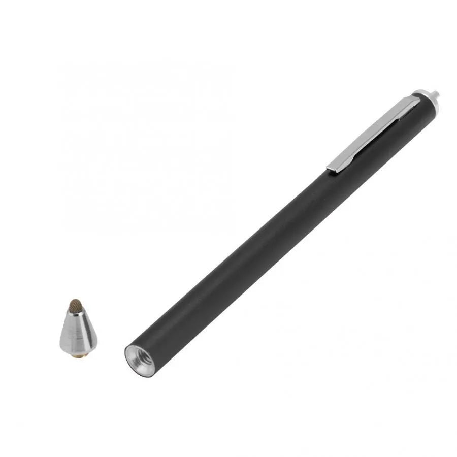 Fine-tipped metal stylus for smartphone and tablet touchscreens in multiple colours