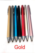 Fine-tipped metal stylus for smartphone and tablet touchscreens in multiple colours
