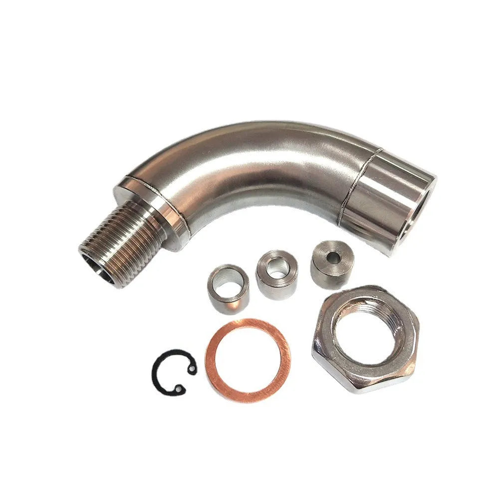 Car M18 1.5 temperature sensor flow valve crossover adapter with finishing machining accuracy