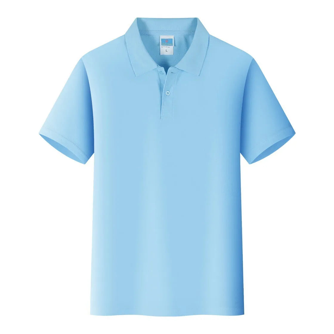Men's short sleeve cotton work shirt for advertising and embroidery in multiple colours