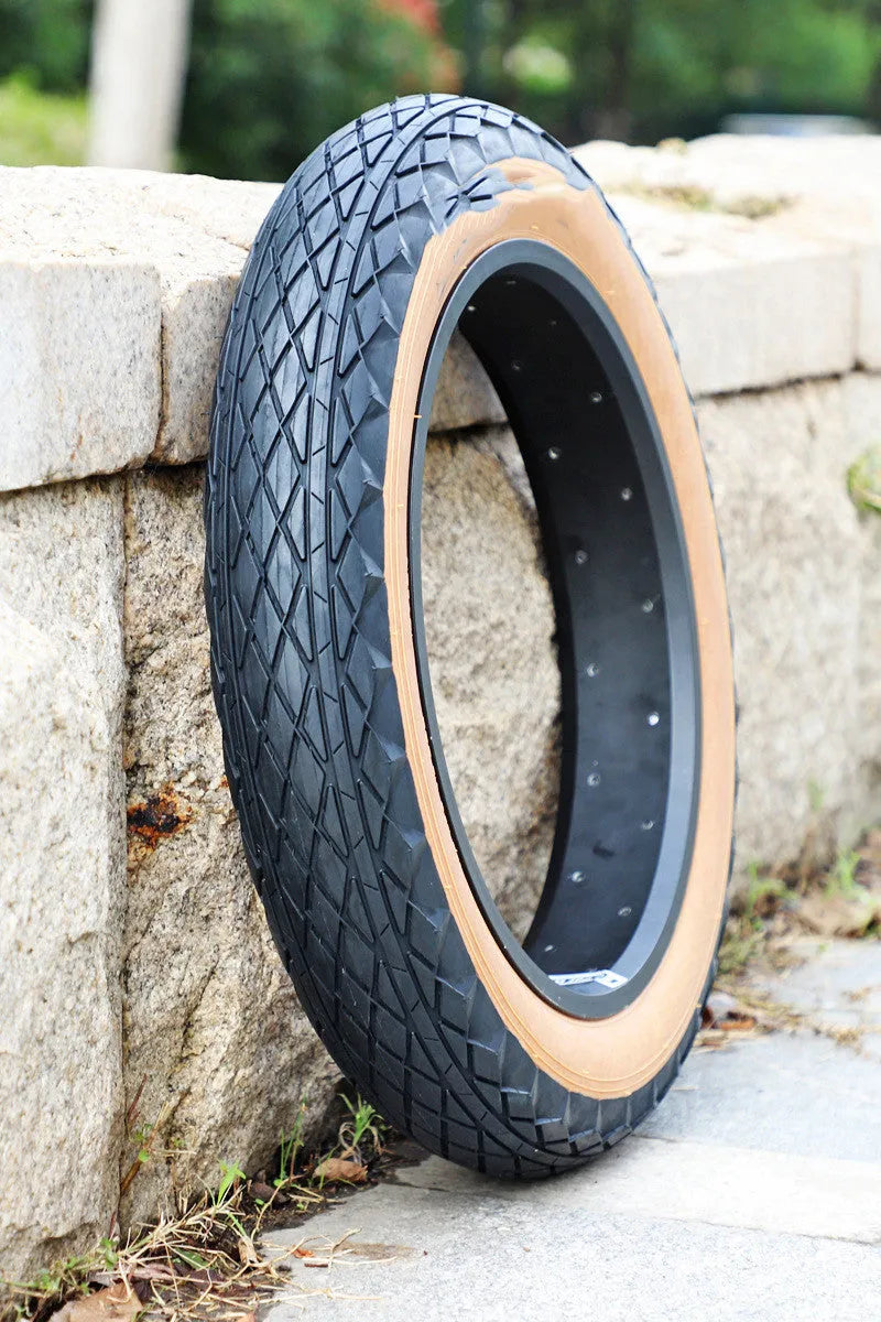 20x4.0 inch brown rubber snowmobile tyre for electric beach cars