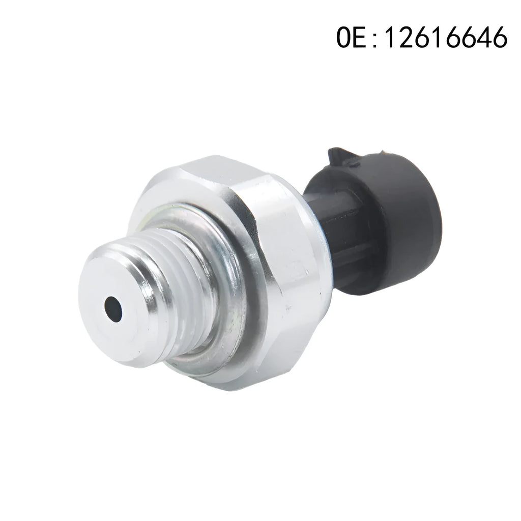 Silver metal fuel pressure sensor for automotive applications with part numbers 12616646 12677836 D1846A
