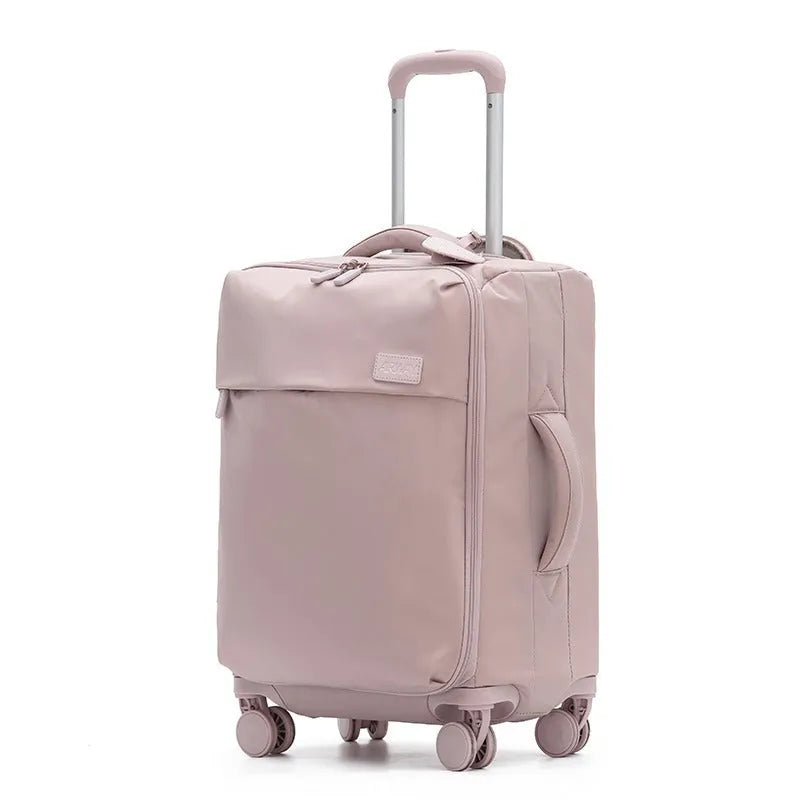 Ultra-light waterproof Oxford cloth suitcase with universal wheels in a choice of colours