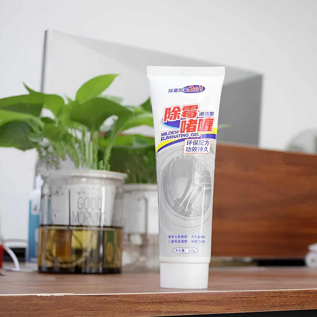 120g tube of demildew gel cleaner for mould on refrigerator and washing machine rubber seals.