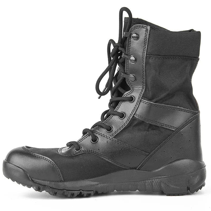 Yulong summer combat tactical desert boots in black and sand colour options