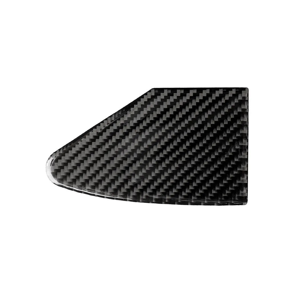 Carbon fibre decorative sticker for refreshing USB charging port panels on laptops and devices.