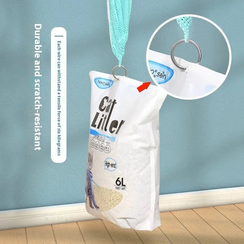 Upgraded fifth-generation cat grooming bag in grey, green, or pink and white detachable design.