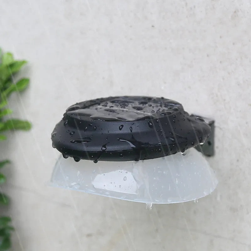 Outdoor wall lamp with Southeast Asian design for garden fence or patio mounting