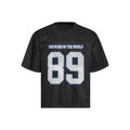 High Street loose-fitting casual T-shirt in black or white colour with regular sleeves