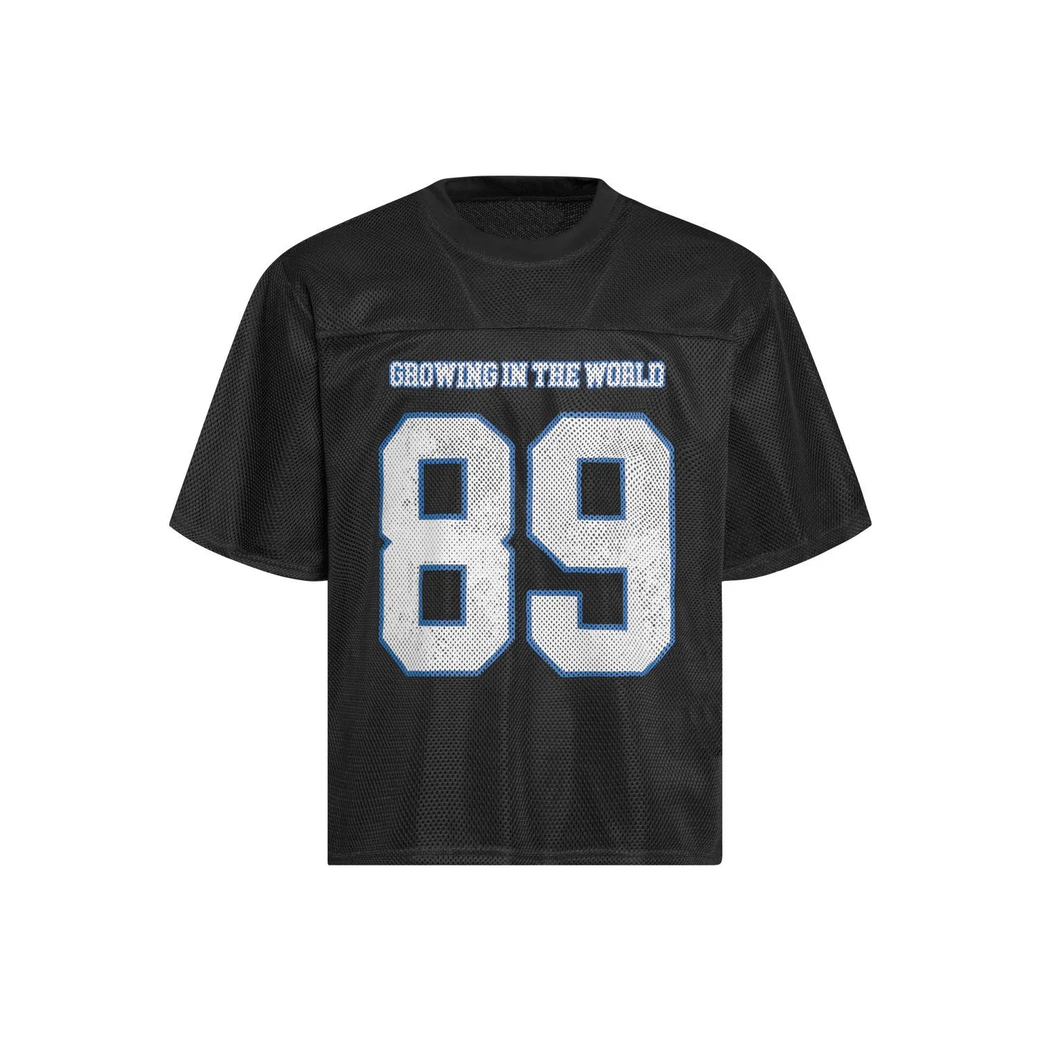 High Street loose-fitting casual T-shirt in black or white colour with regular sleeves