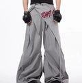Boys wide-leg trousers in Korean style black and grey options