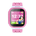 Blue children's phone watch with 1.44 inch IPS screen showing interface