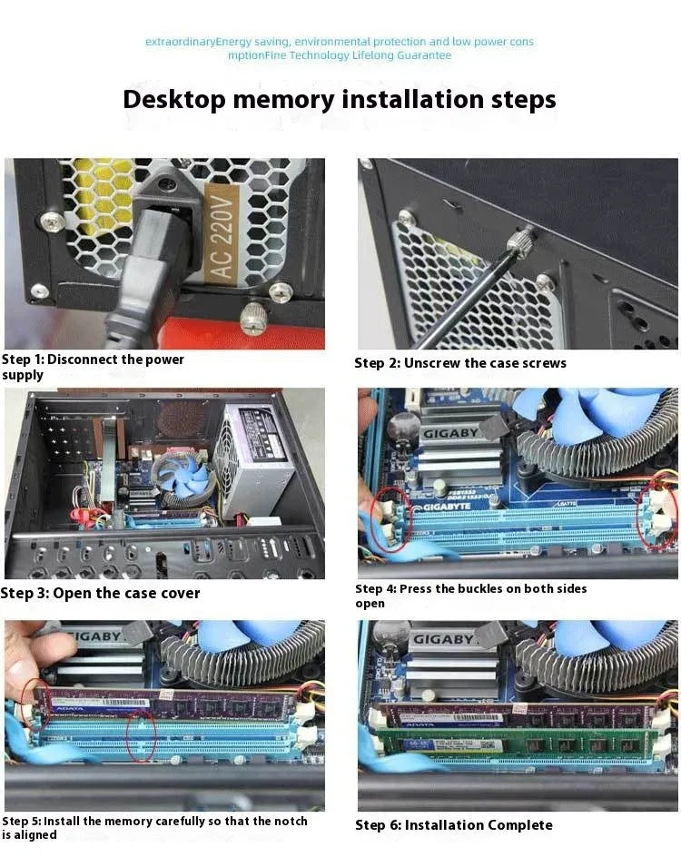 Desktop DDR3 4GB 1600MHz memory module single stick for AMD computer systems