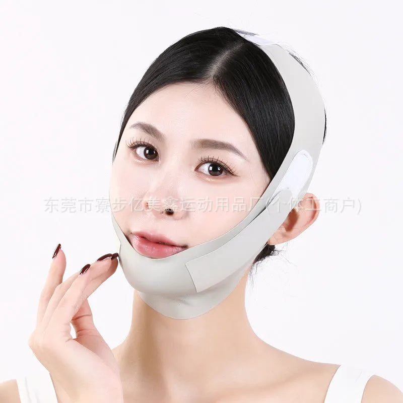Small V face shaping mask in purple and green graphene 9.0 options with anti-sagging bandage design