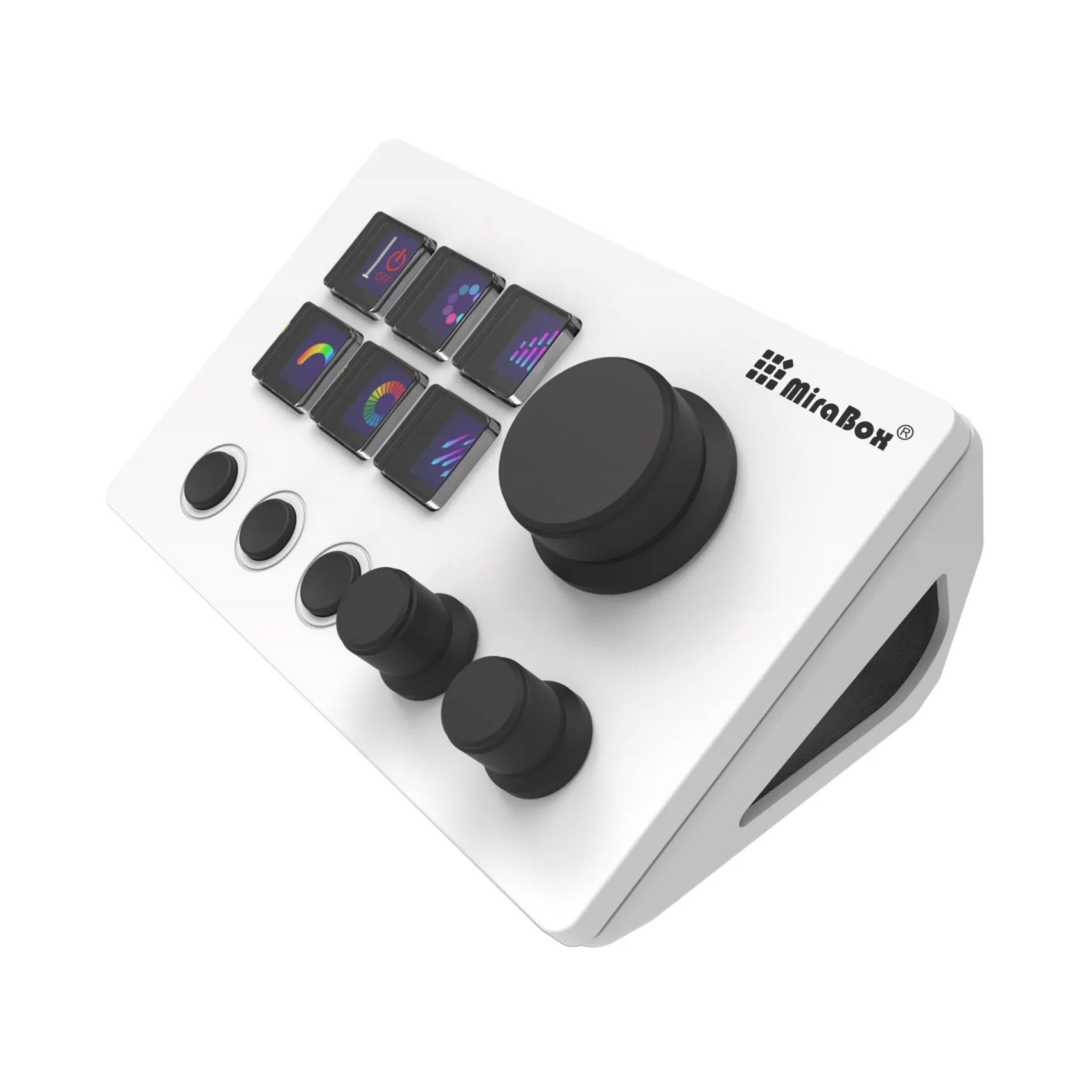 Visual Keyboard N3 silicone keypad with USB cable and adjustable bracket in black or white