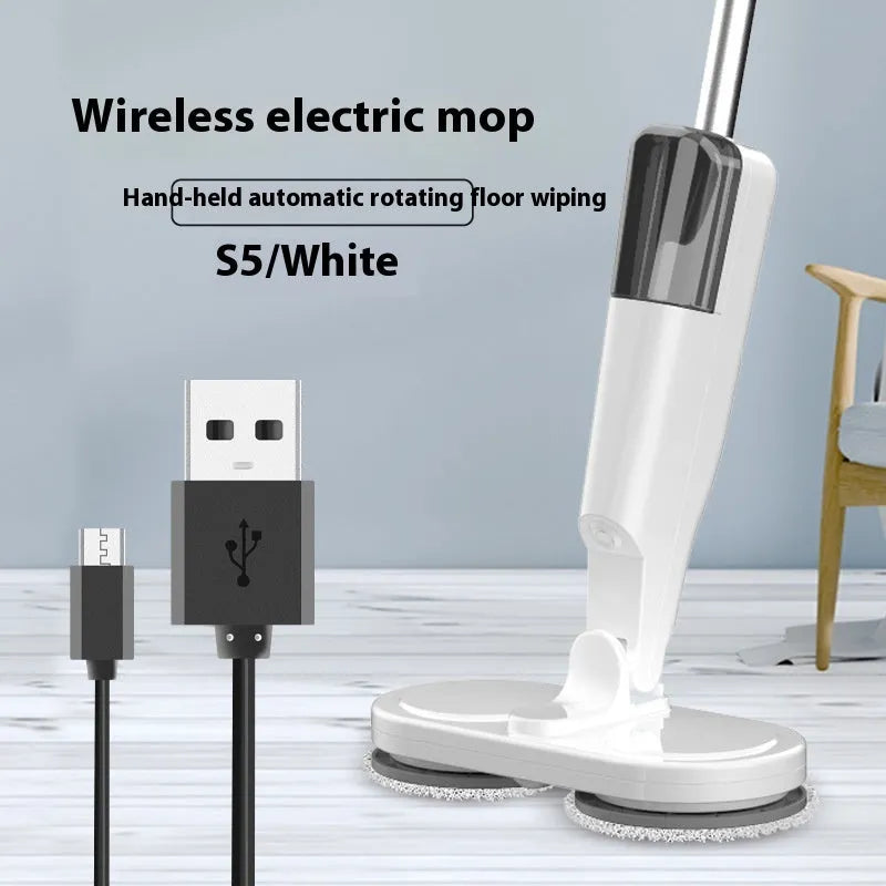 S5 Green wireless robotic vacuum and mop all-in-one machine with charging base