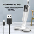 S5 Green wireless robotic vacuum and mop all-in-one machine with charging base