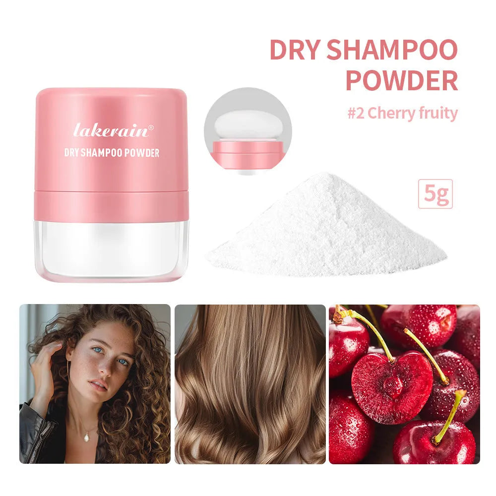Disposable hair dry cleaning booster powder kit with sponge headband and mirror in 5g size