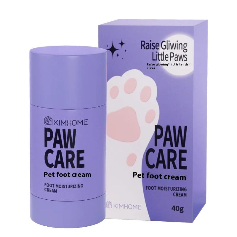 40g pet foot cream in container with Brazil palm wax for cat and dog claw care
