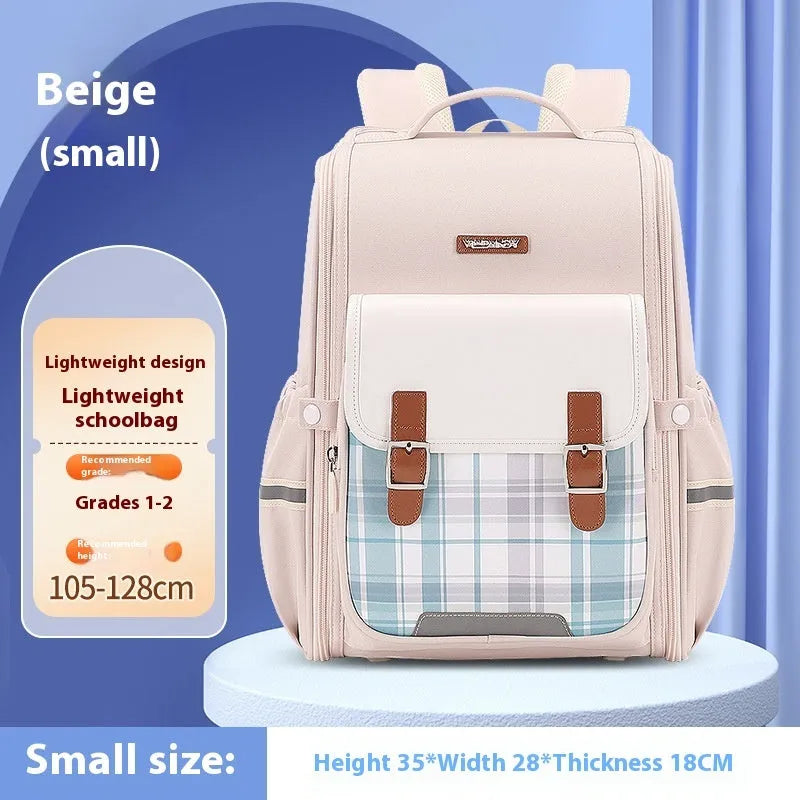 Modern Oxford cloth student schoolbag in various colours suitable for grade 5-6 students