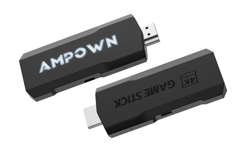 HD home TV game console with wireless 4K connectivity and HDMI cable on television stand