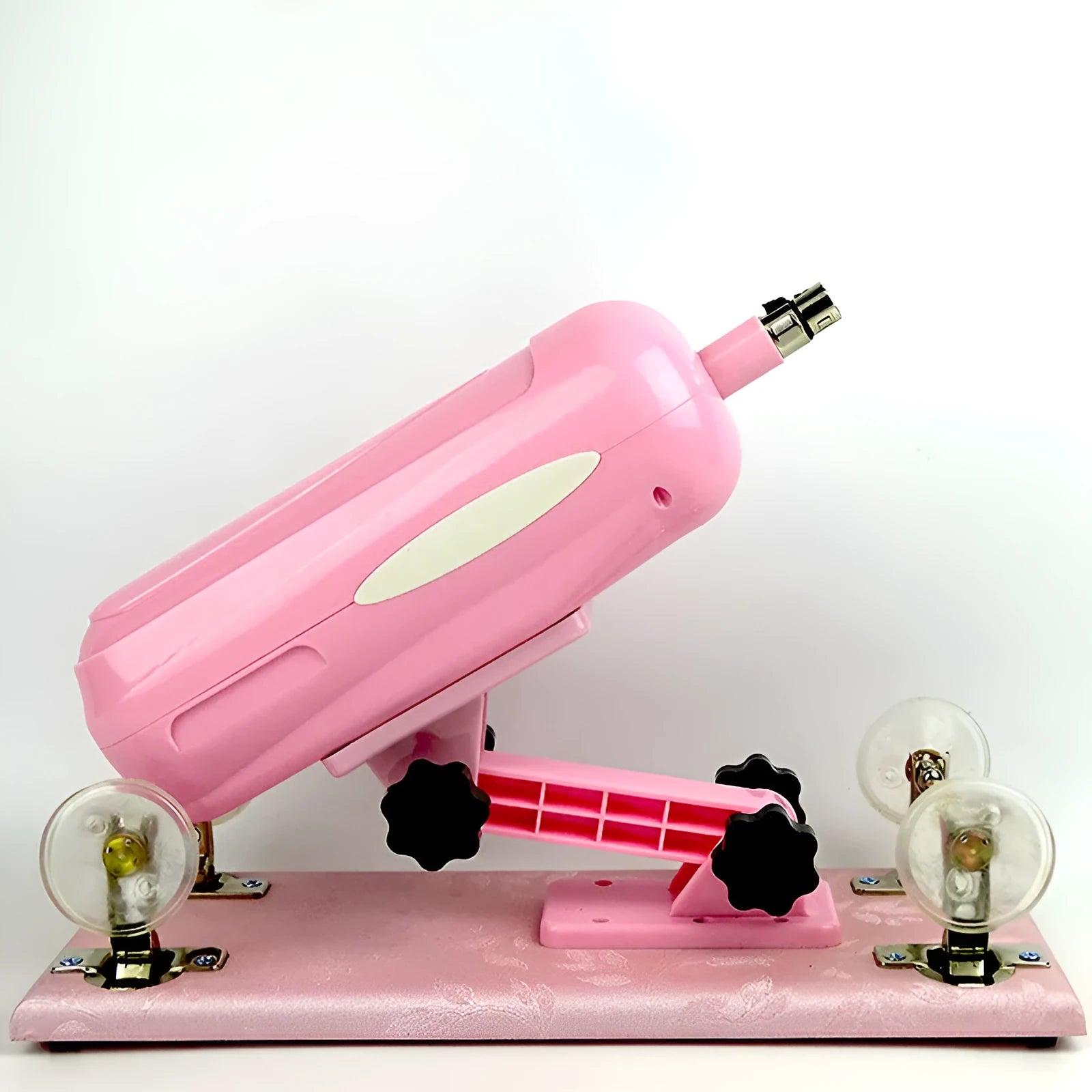 Bobb women's automatic telescopic thrusting sex tool in purple, black, and pink colours